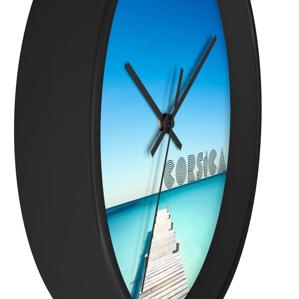 horloge murale Corsica - Ochju Ochju Printify Home Decor horloge murale Corsica