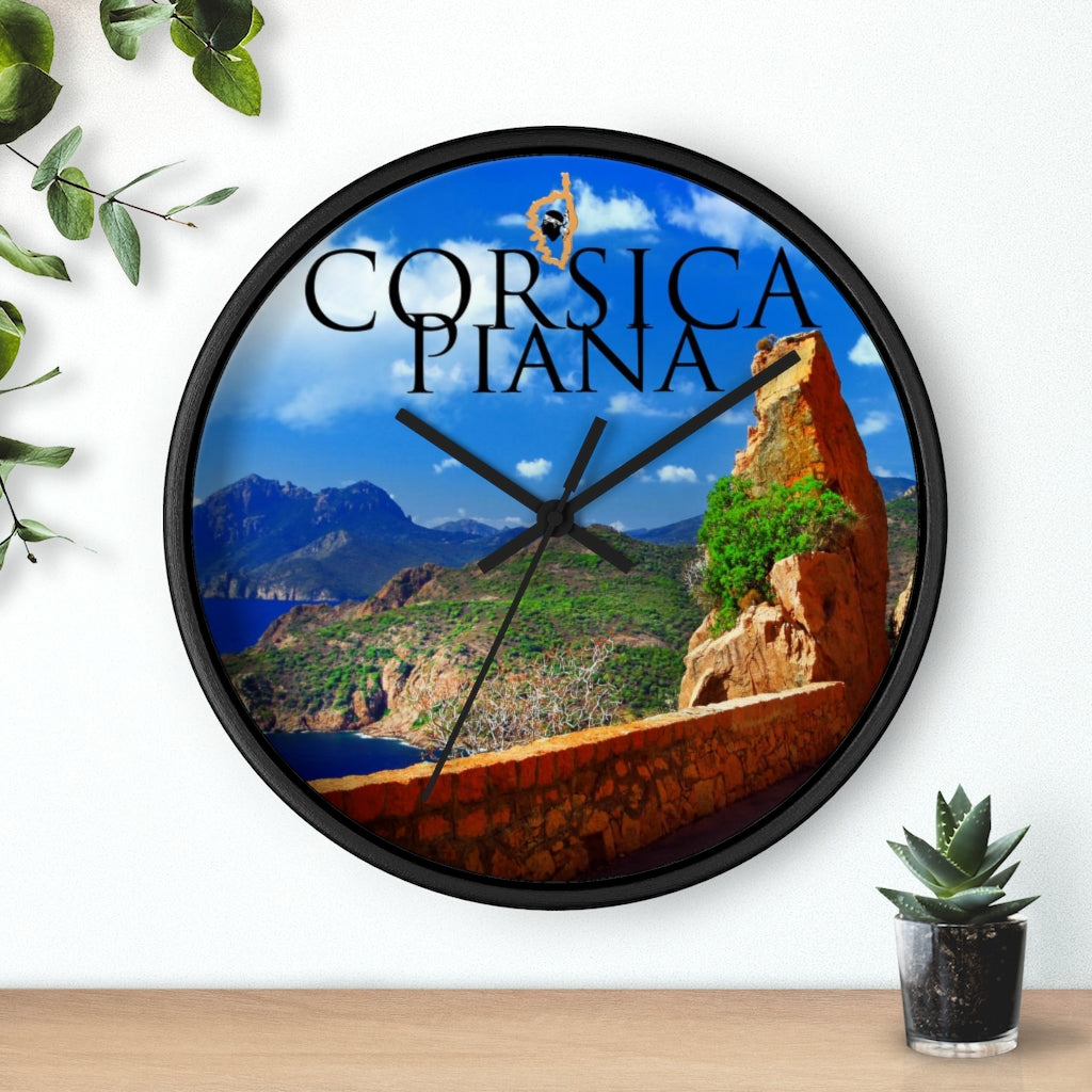 horloge Corsica Piana - Ochju Ochju Printify Home Decor horloge Corsica Piana
