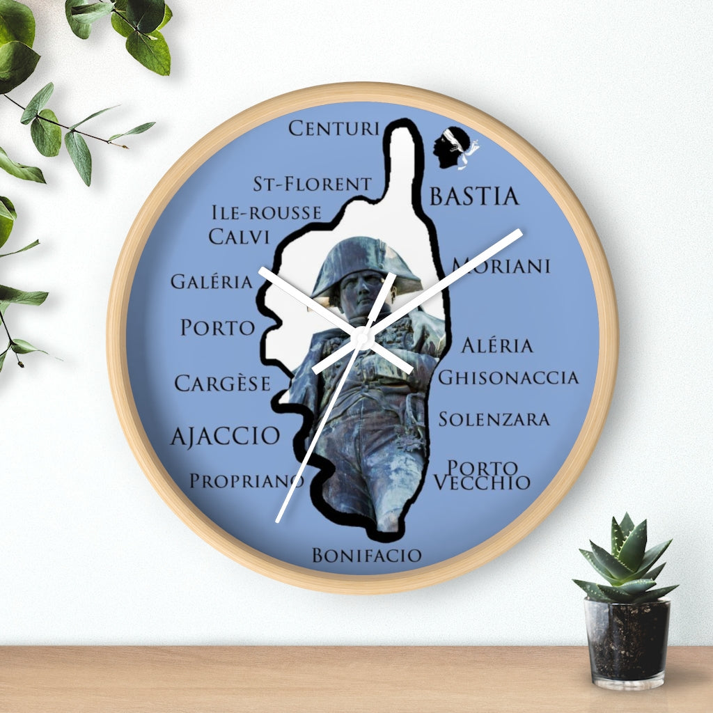 horloge murale Napoléon Corsica - Ochju Ochju Printify Home Decor horloge murale Napoléon Corsica