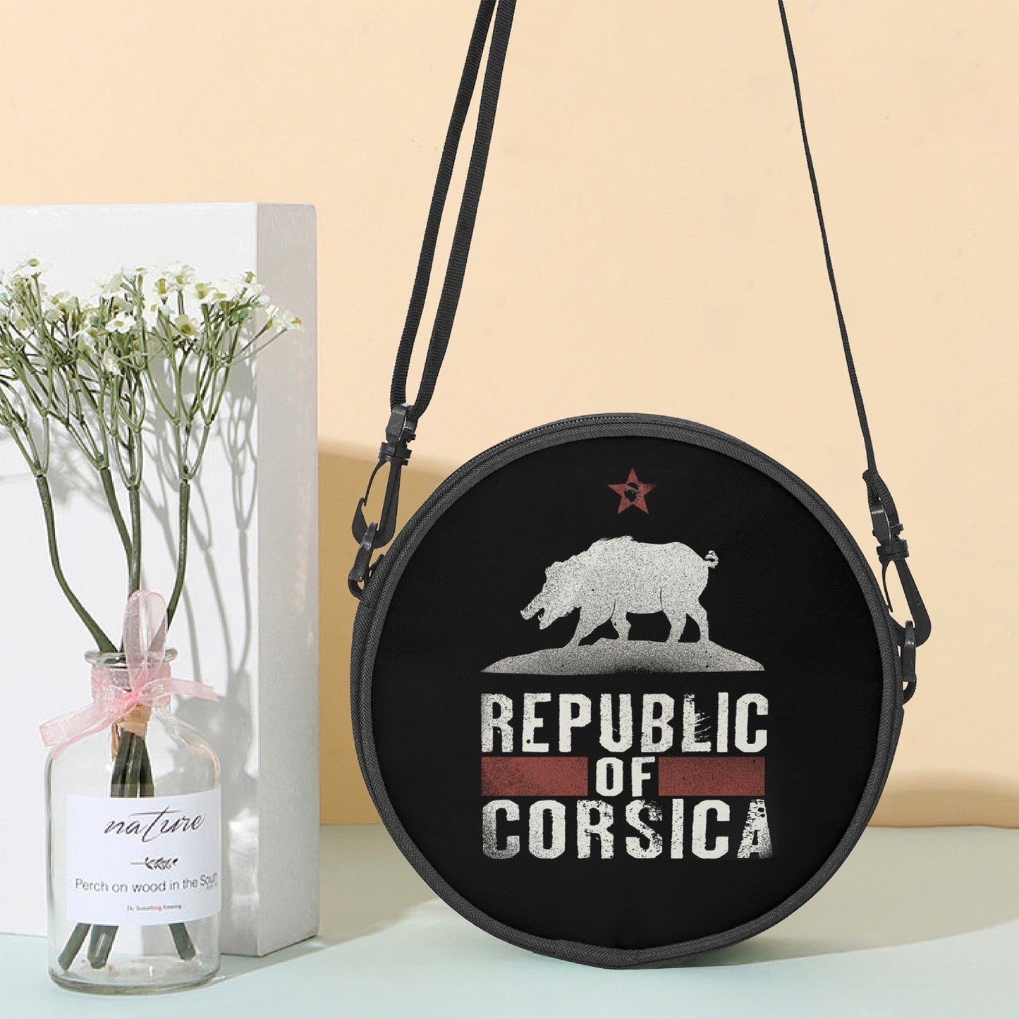 Sac cartable rond Republic of Corsica