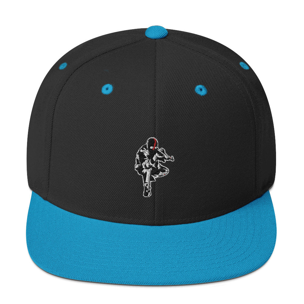 Casquette Snapback Ribellu - Ochju Ochju Noir / Bleu Canard Ochju Casquette Snapback Ribellu