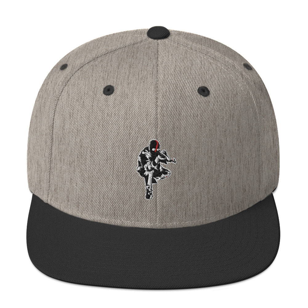 Casquette Snapback Ribellu - Ochju Ochju Gris Chiné / Noir Ochju Casquette Snapback Ribellu