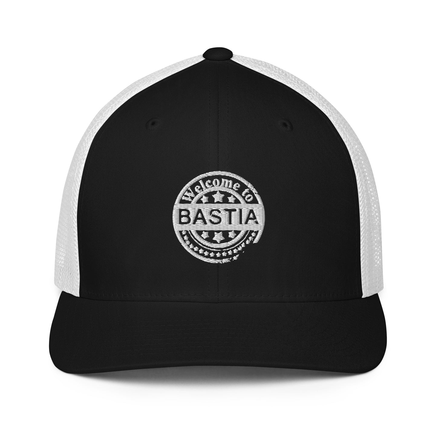 Casquette avec arrière en maille Welcome to Bastia - Ochju Ochju Noir / Blanc Ochju Casquette avec arrière en maille Welcome to Bastia