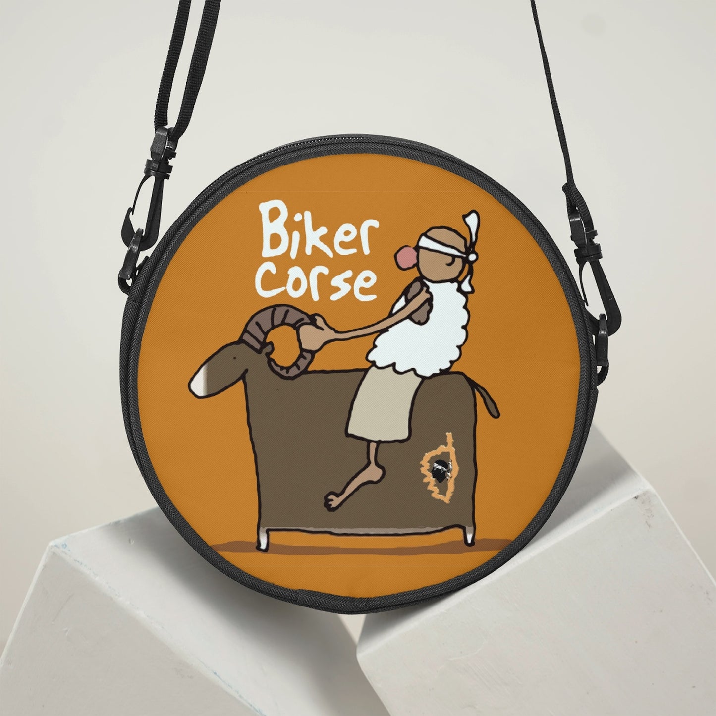 Sac cartable rond Biker Corse