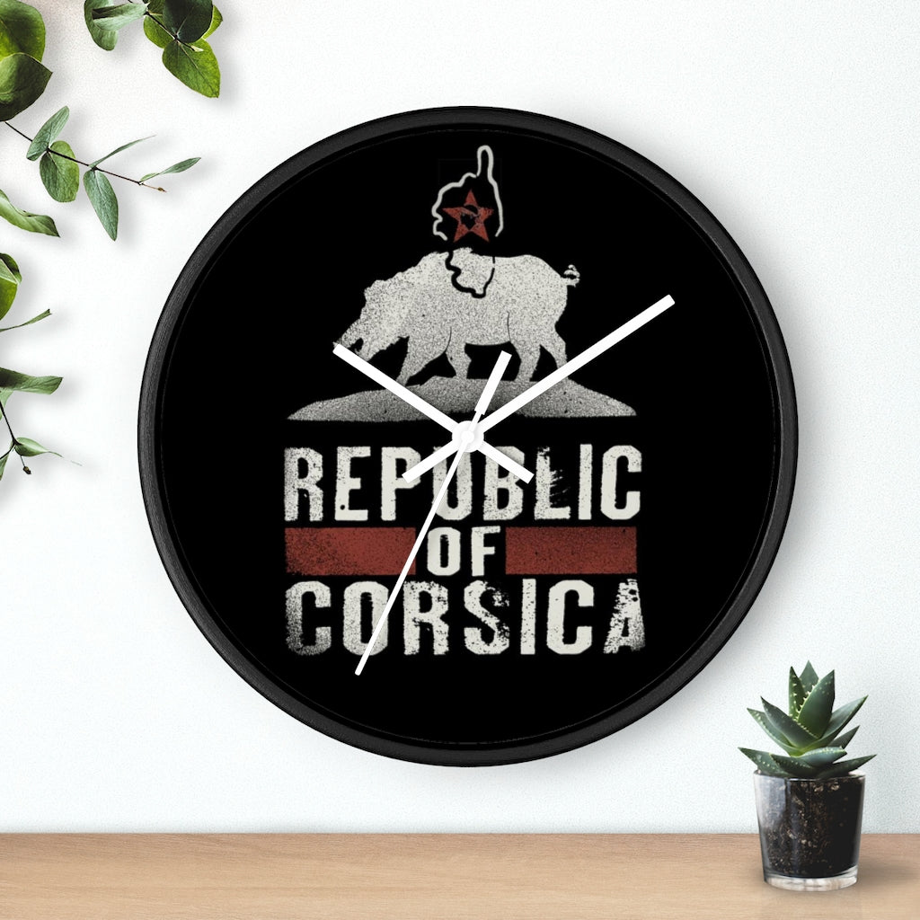 horloge Republic of Corsica - Ochju Ochju Printify Home Decor horloge Republic of Corsica