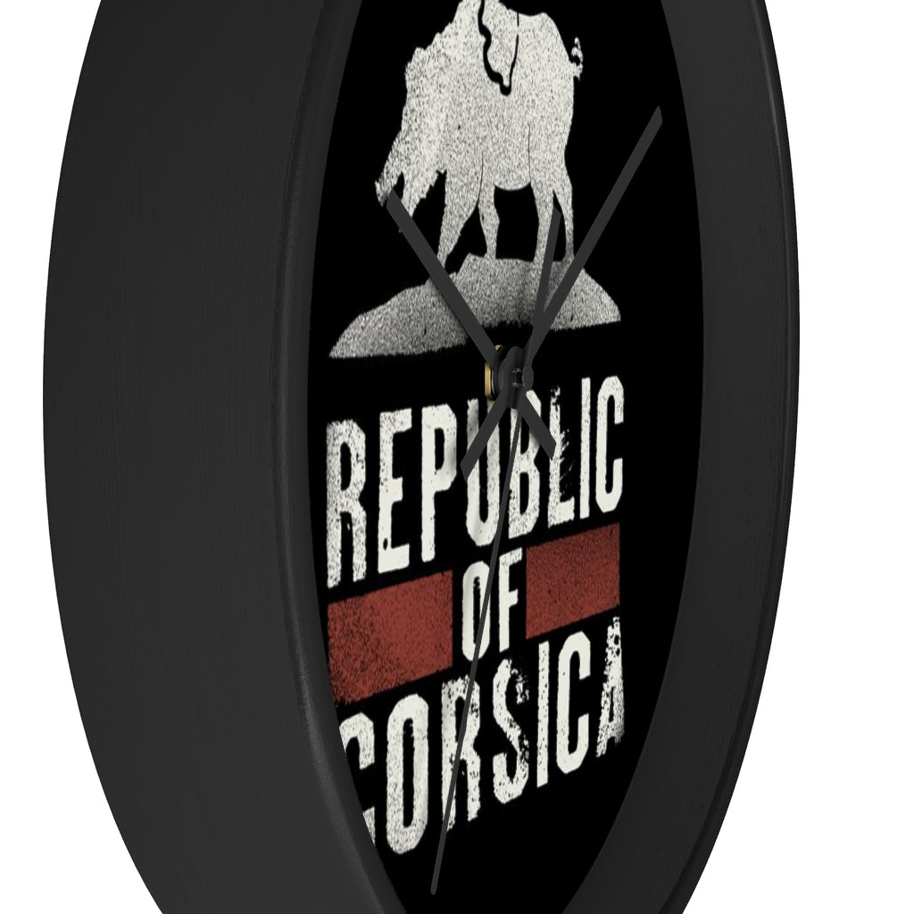 horloge Republic of Corsica - Ochju Ochju Printify Home Decor horloge Republic of Corsica