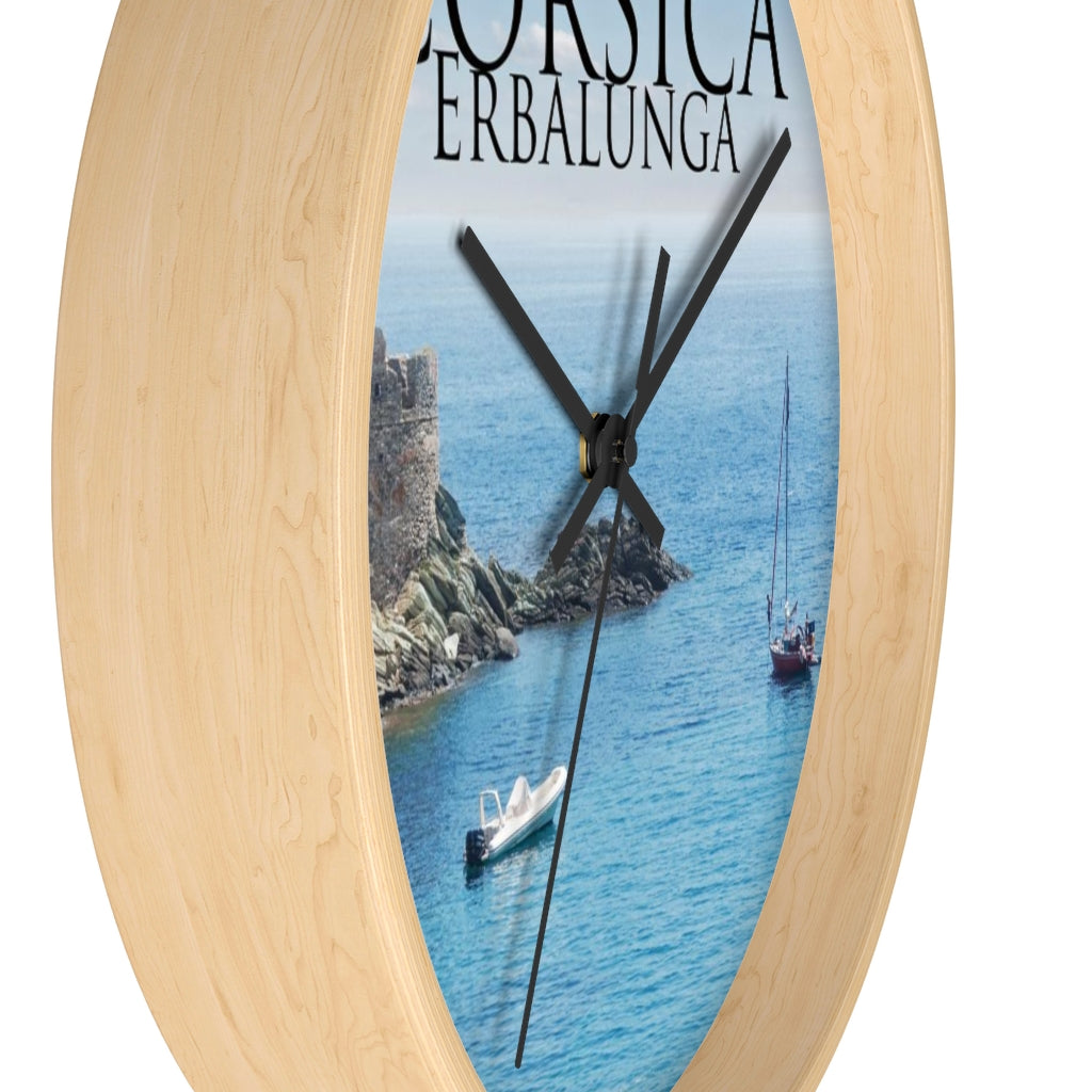 horloge Corsica Erbalunga - Ochju Ochju Printify Home Decor horloge Corsica Erbalunga