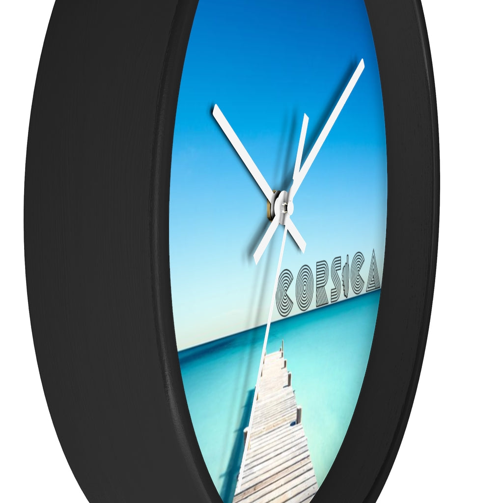 horloge murale Corsica - Ochju Ochju Printify Home Decor horloge murale Corsica