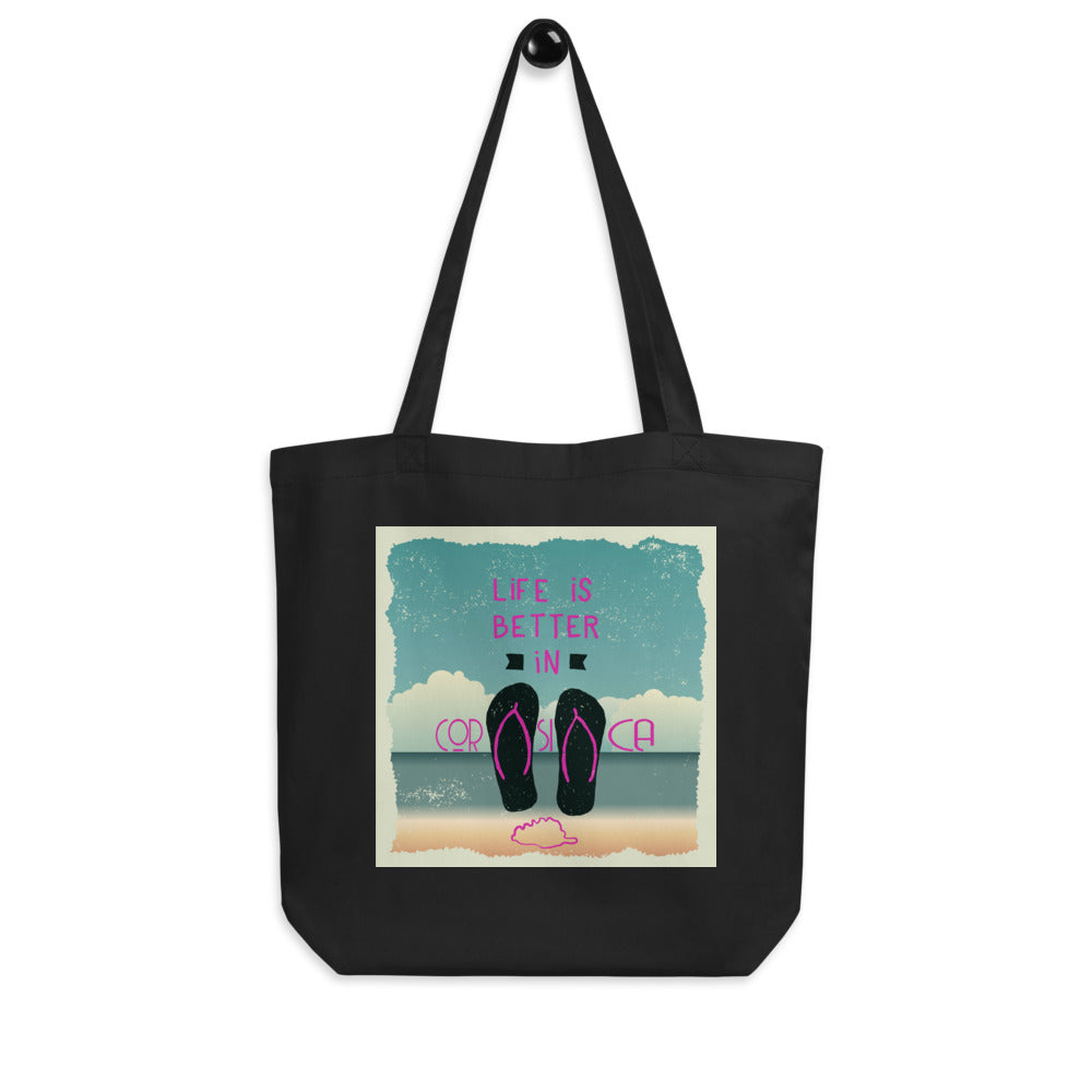 Tote Bag Bio Life is Better in Corsica
