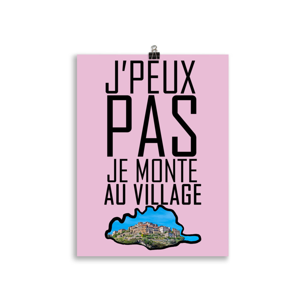 Poster J'Peux Pas Je Monte au Village