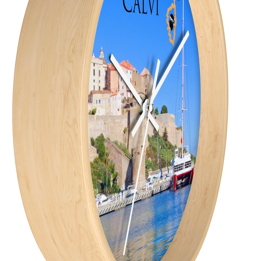 horloge Corsica Calvi - Ochju Ochju Printify Home Decor horloge Corsica Calvi