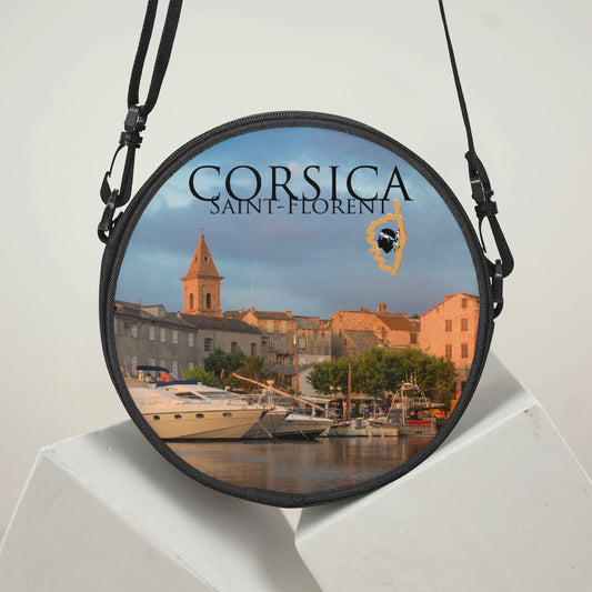 Sac cartable rond Corsica St-Florent