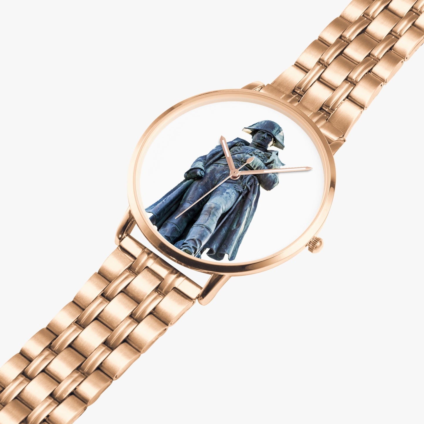 Montre à quartz avec bracelet en acier Napoléon