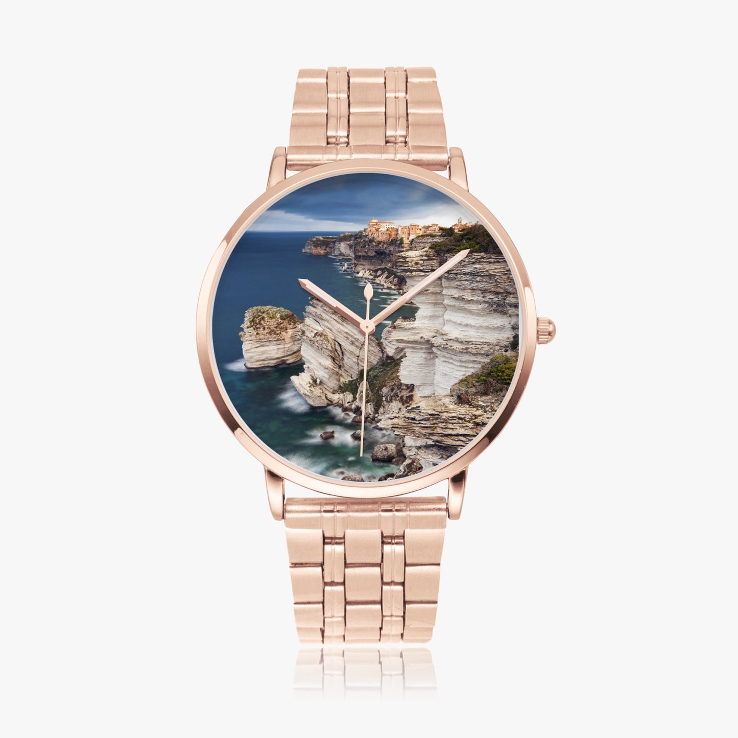 Montre à quartz avec bracelet en acier Bonifacio