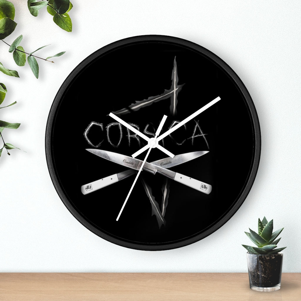 horloge Vendetta Corsa - Ochju Ochju Printify Home Decor horloge Vendetta Corsa