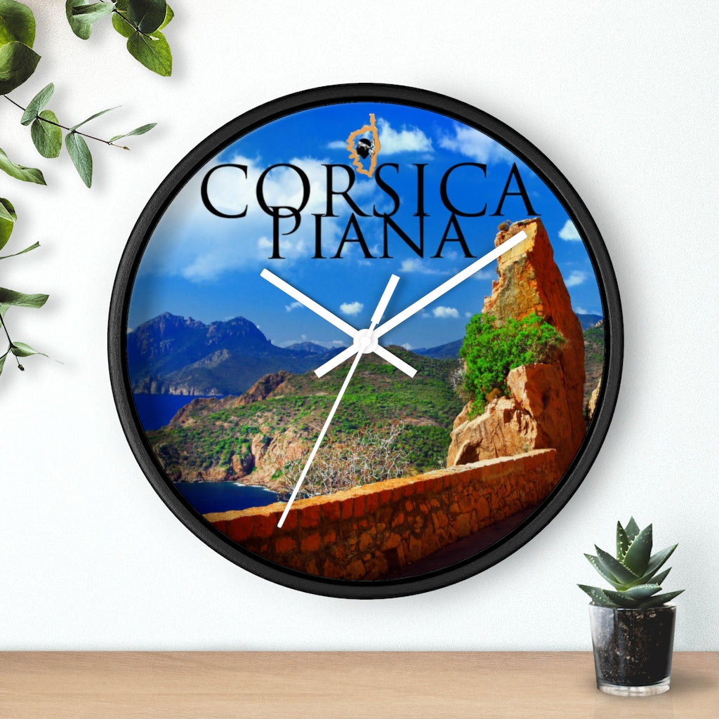 horloge Corsica Piana - Ochju Ochju Printify Home Decor horloge Corsica Piana