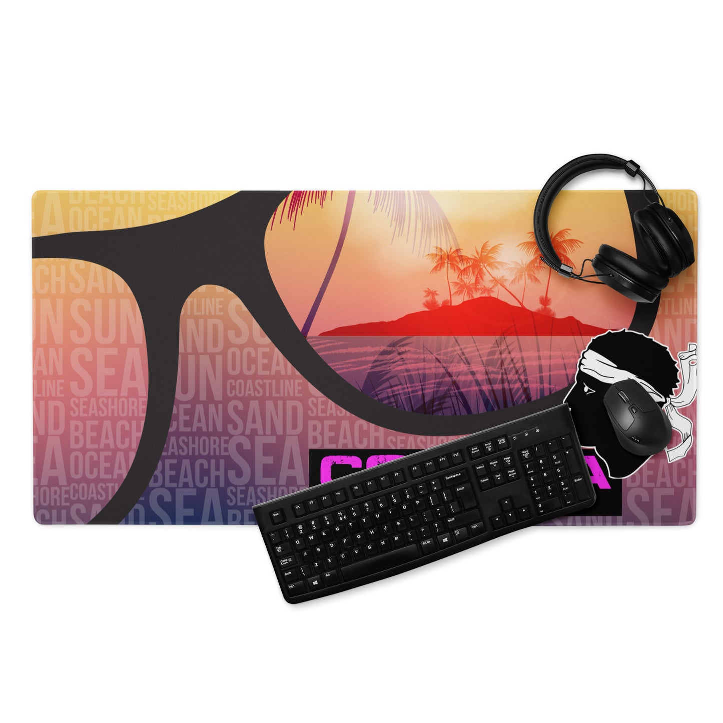 Tapis de souris gaming Corsica Paradise