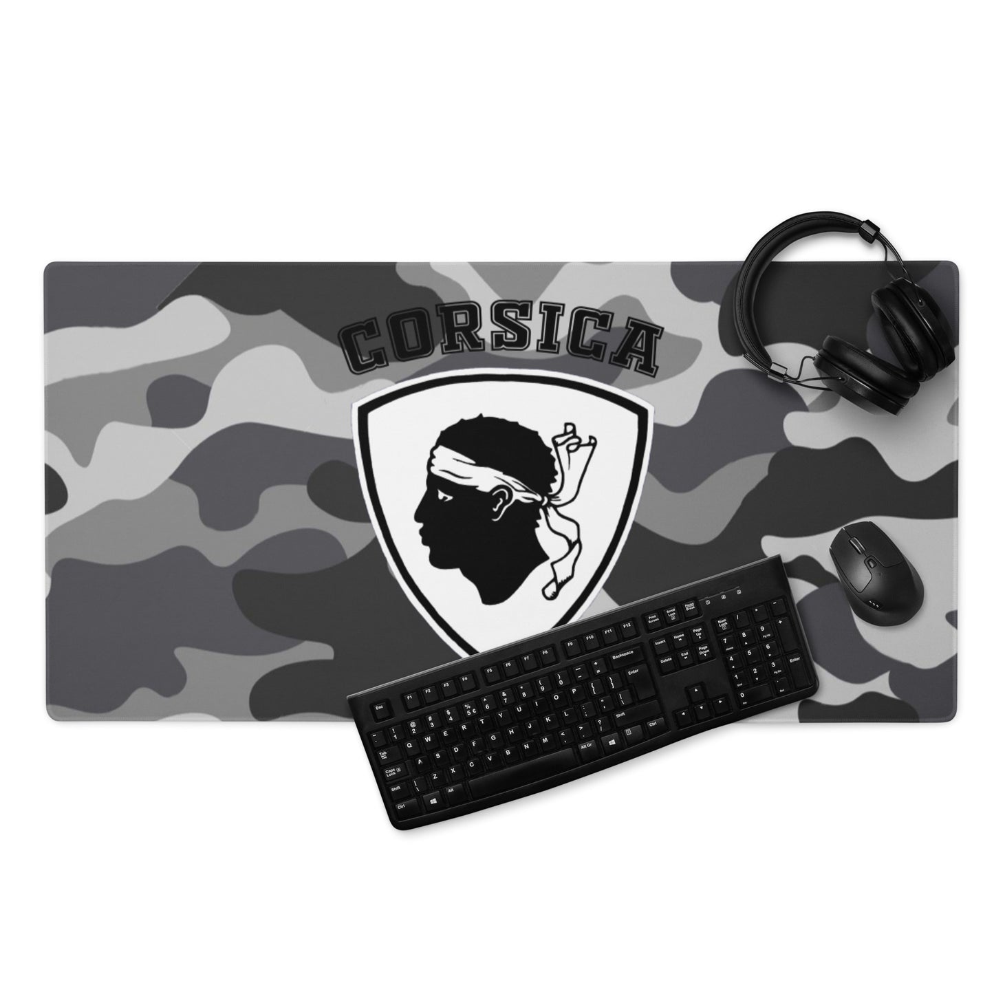 Tapis de souris gaming Blason Tête de Maure