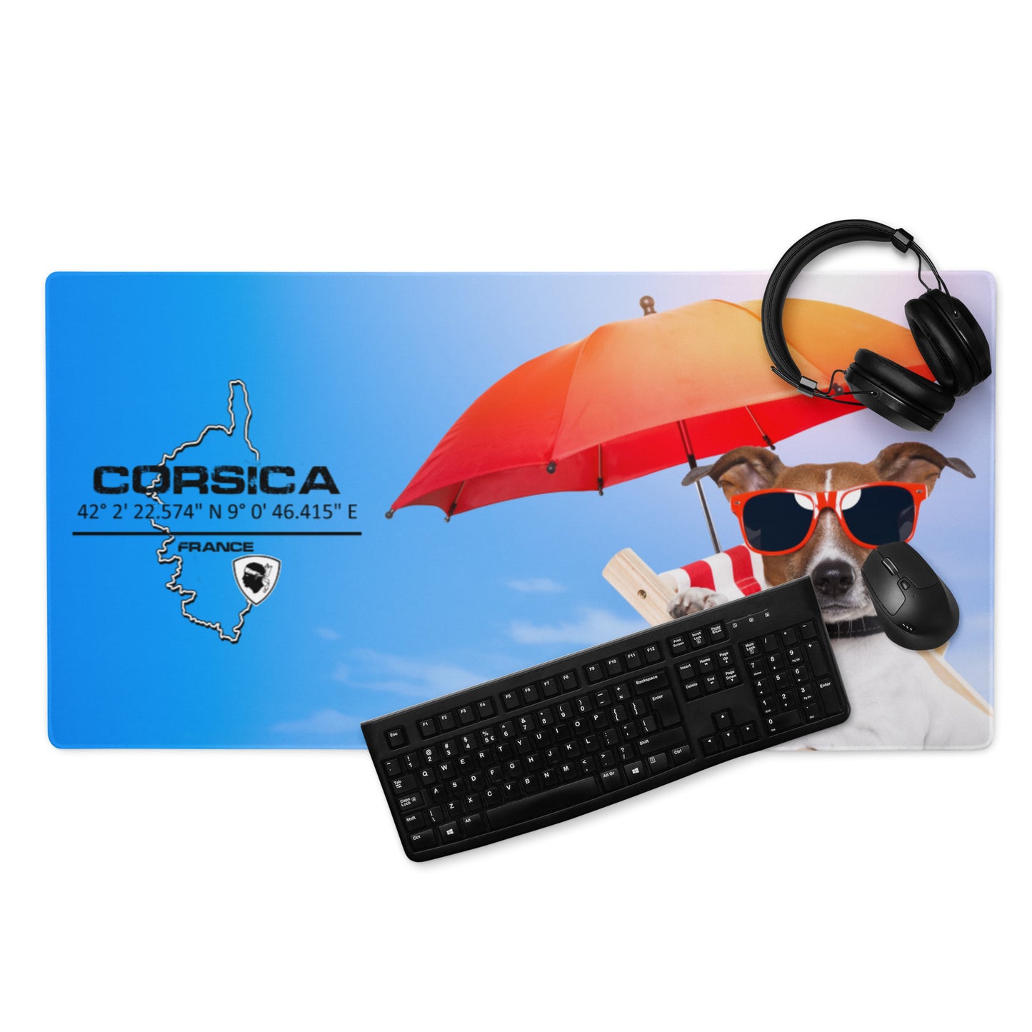 Tapis de souris gaming Corsica GPS