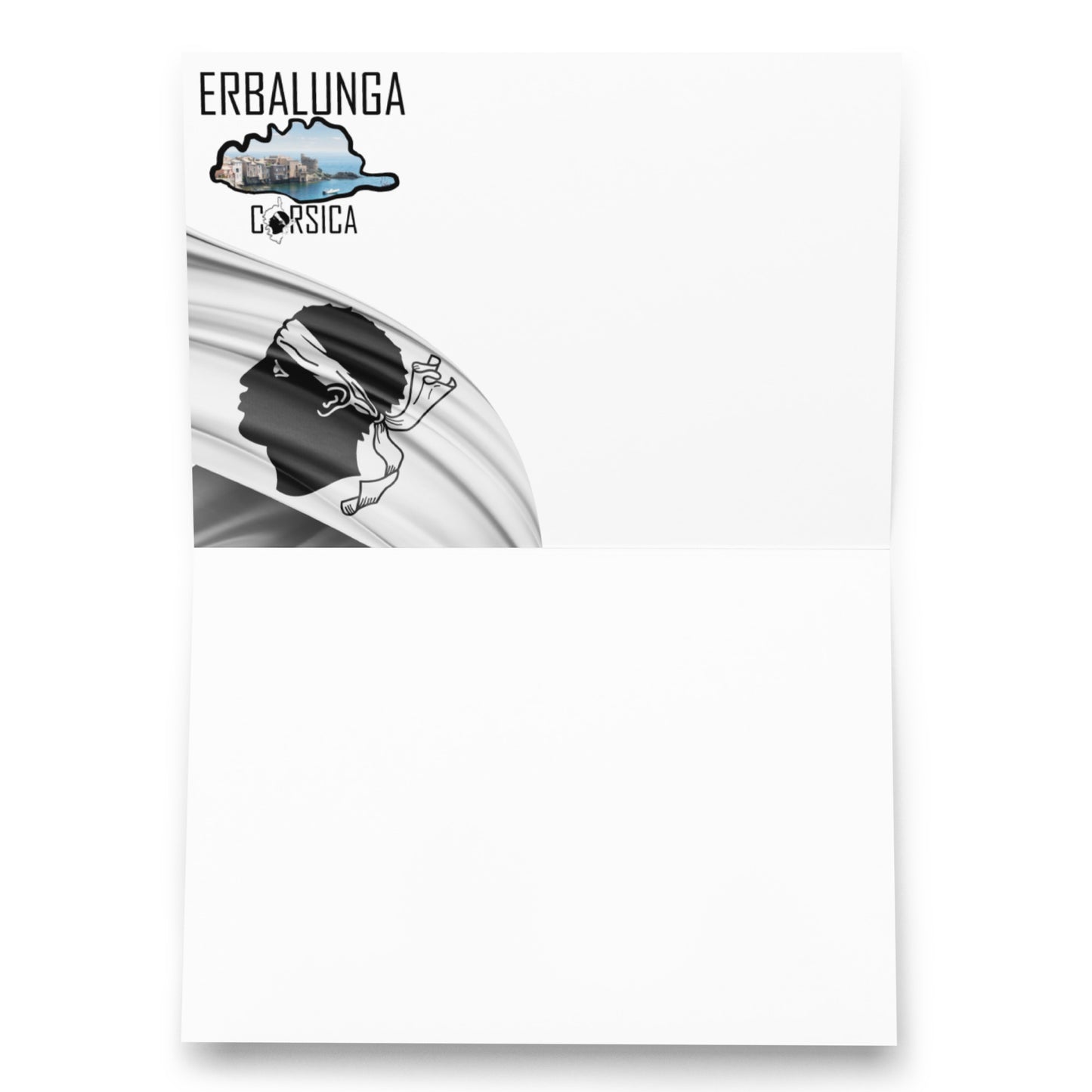 Carte de vœux Erbalunga N&B