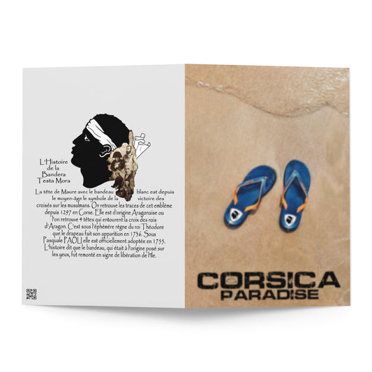 Carte de vœux Corsica Paradise