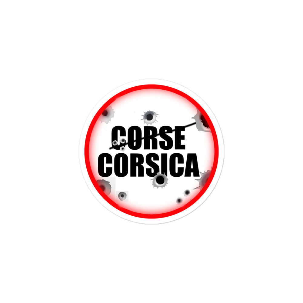 Autocollants découpés Corse/Corsica - Ochju Ochju 3 x 3 souvenirdefrance Souvenirs de Corse Autocollants découpés Corse/Corsica