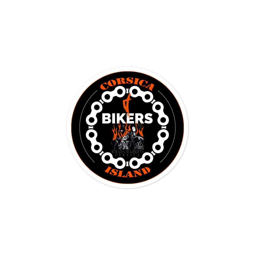 Autocollants découpés Bikers Corsica - Ochju Ochju 3″×3″ Ochju Autocollants découpés Bikers Corsica