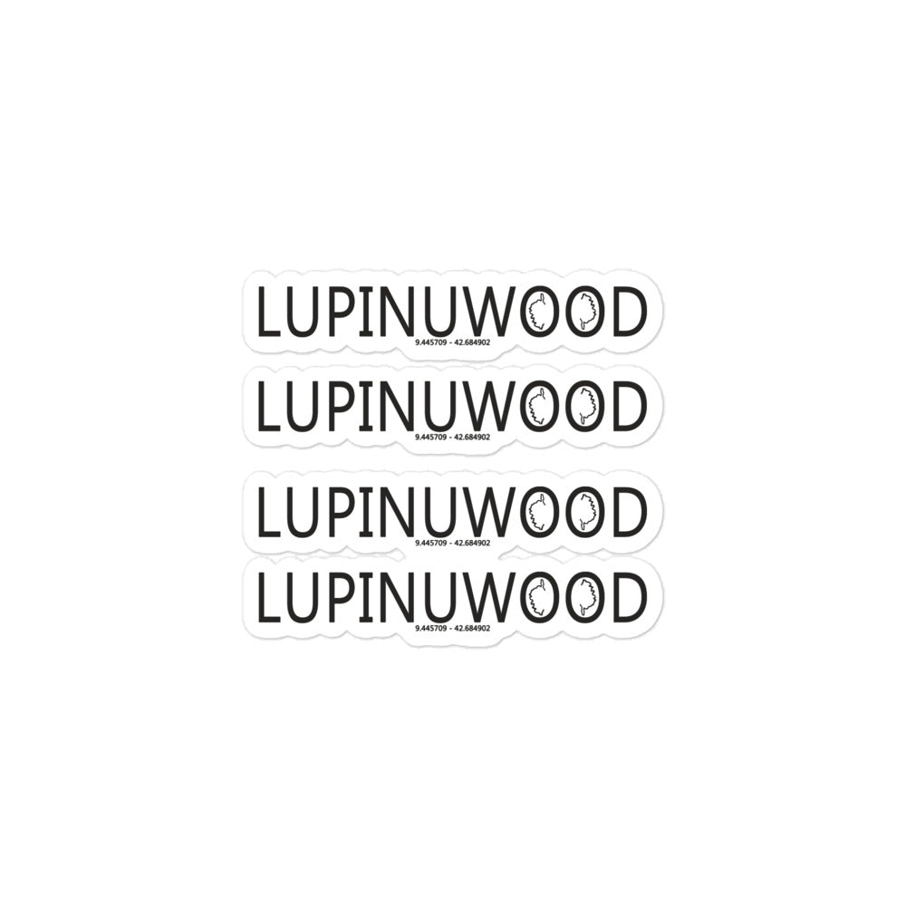 Autocollants découpés Lupinuwood