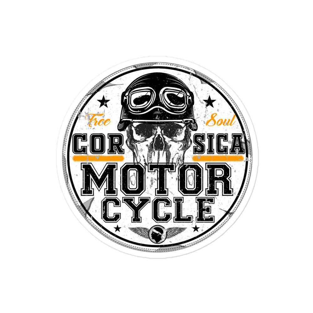 Autocollants découpés Motorcycle Corsica - Ochju Ochju 4x4 souvenirdefrance Souvenirs de Corse Autocollants découpés Motorcycle Corsica