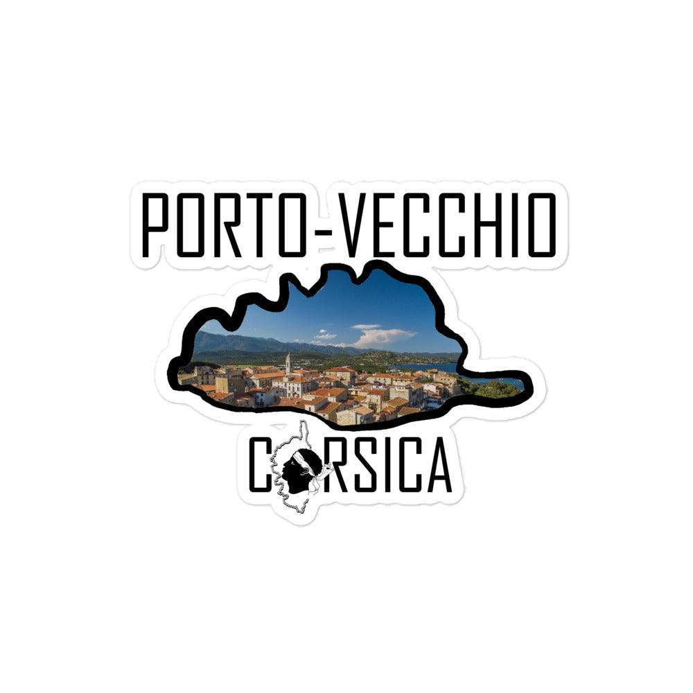 Autocollants découpés Porto-Vecchio Corsica - Ochju Ochju 4x4 souvenirdefrance Souvenirs de Corse Autocollants découpés Porto-Vecchio Corsica
