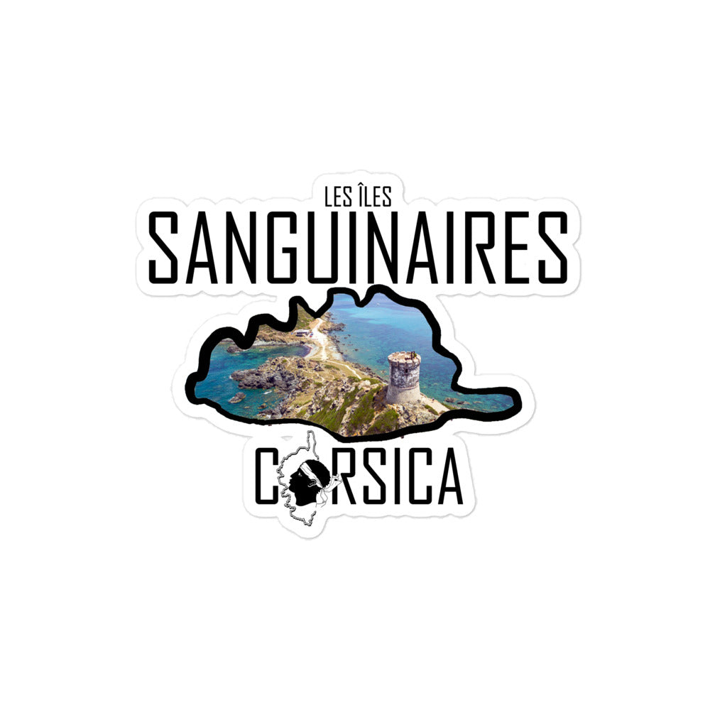 Autocollants découpés Les Sanguinaires Corsica - Ochju Ochju 4x4 souvenirdefrance Souvenirs de Corse Autocollants découpés Les Sanguinaires Corsica