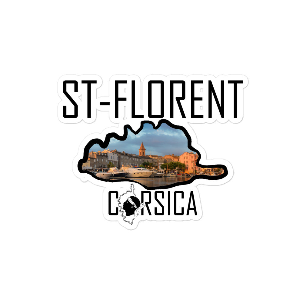 Autocollants découpés St-Florent Corsica - Ochju Ochju 4x4 souvenirdefrance Souvenirs de Corse Autocollants découpés St-Florent Corsica