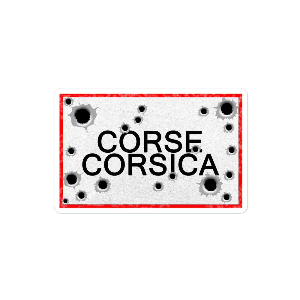 Autocollants découpés Corse/Corsica - Ochju Ochju 4x4 Ochju Souvenirs de Corse Autocollants découpés Corse/Corsica