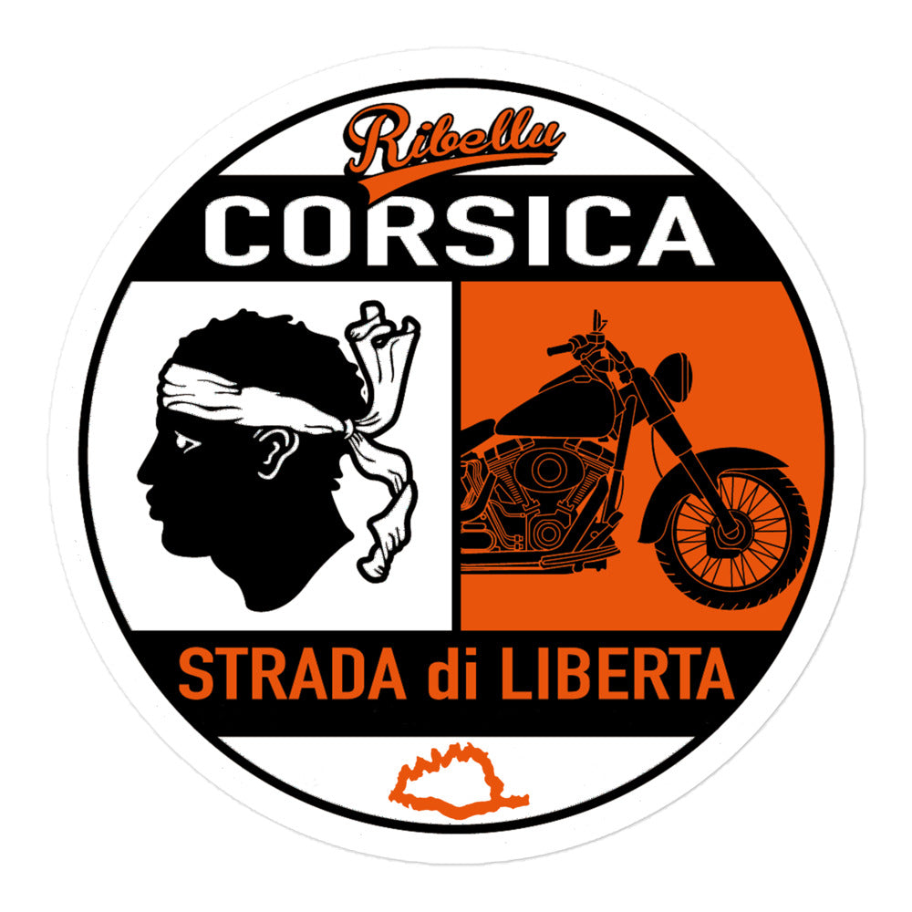 Autocollants découpés Bikers Corsica - Ochju