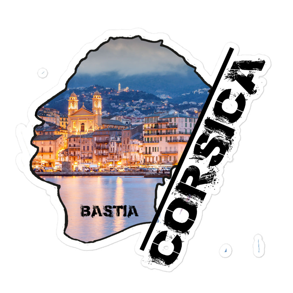 Autocollants découpés Bastia Corsica - Ochju