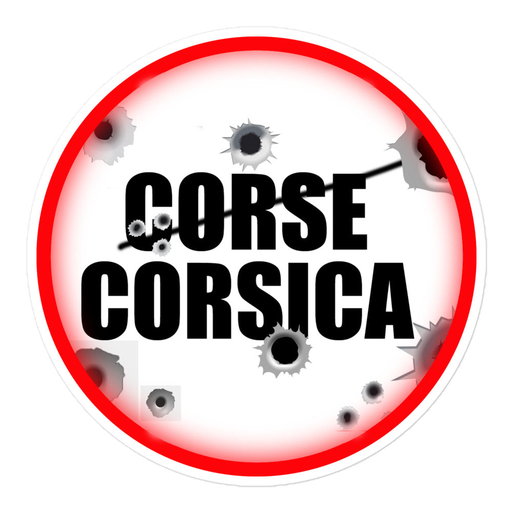 Autocollants découpés Corse/Corsica - Ochju Ochju 5.5x5.5 souvenirdefrance Souvenirs de Corse Autocollants découpés Corse/Corsica