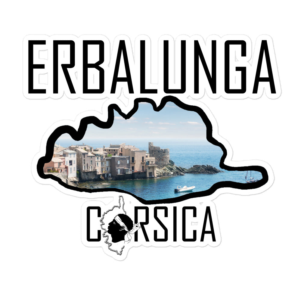 Autocollants découpés Erbalunga Corsica - Ochju Ochju 5.5x5.5 souvenirdefrance Souvenirs de Corse Autocollants découpés Erbalunga Corsica
