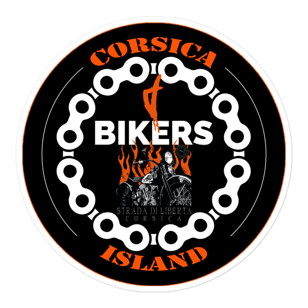 Autocollants découpés Bikers Corsica - Ochju Ochju 5.5″×5.5″ Ochju Autocollants découpés Bikers Corsica