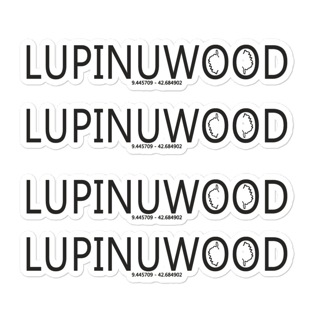 Autocollants découpés Lupinuwood