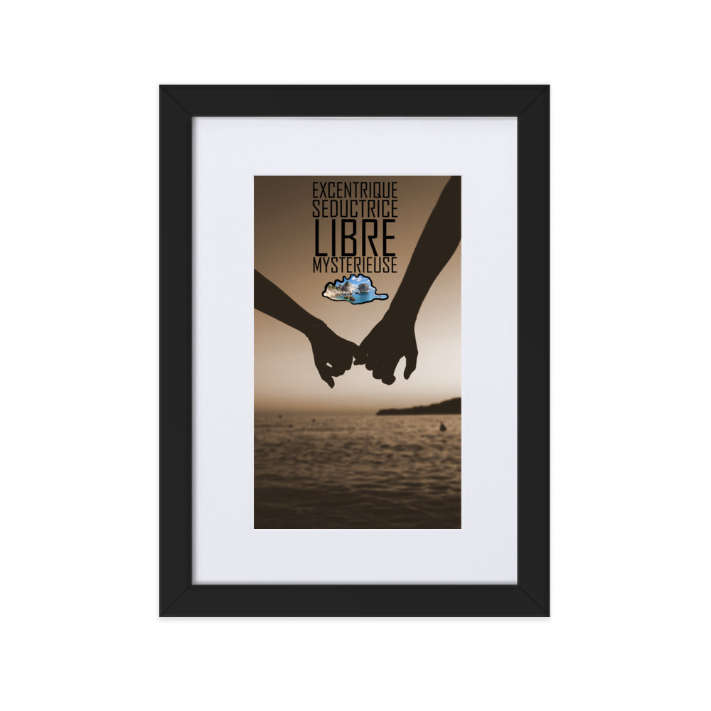 Poster Corse Libre Encadré