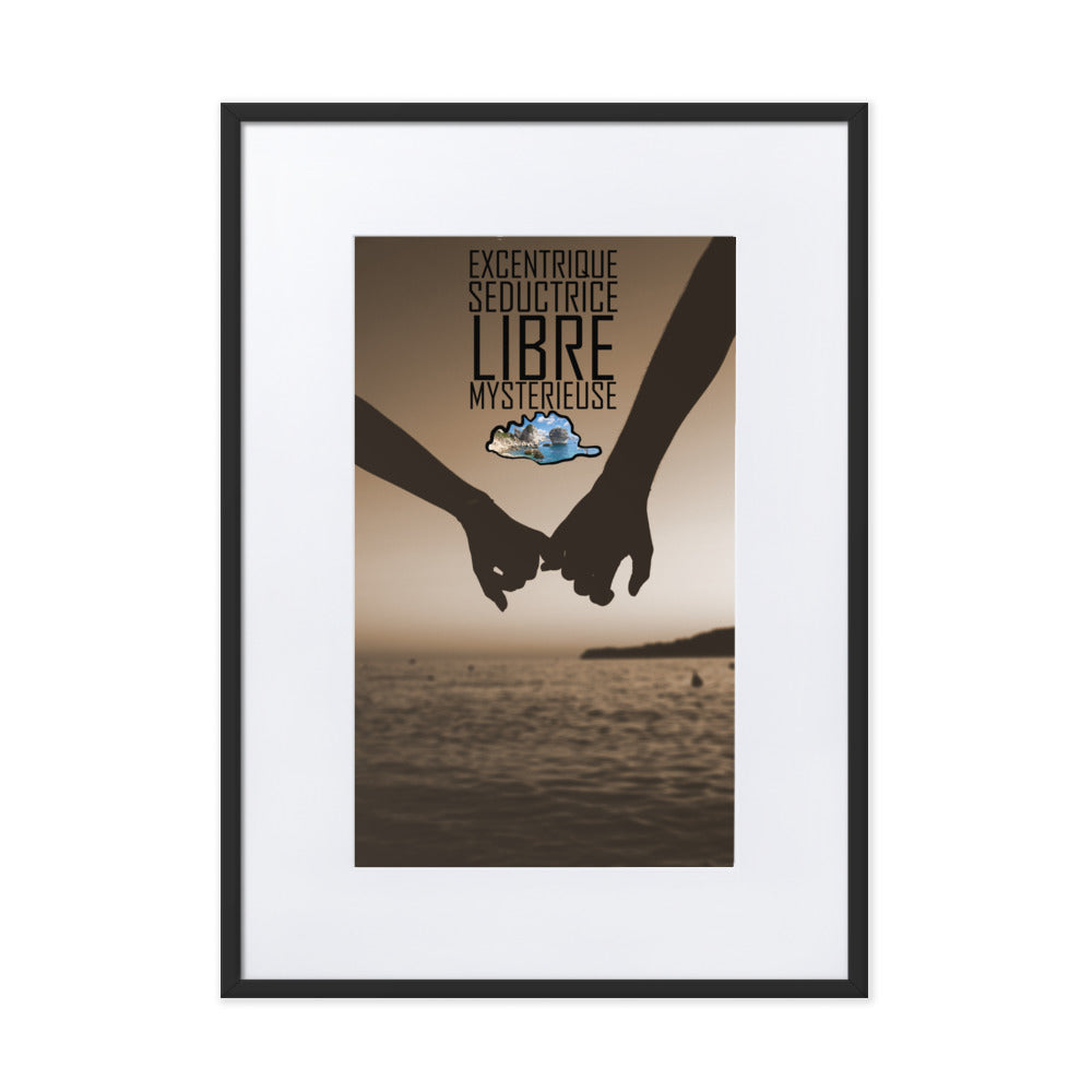 Poster Corse Libre Encadré