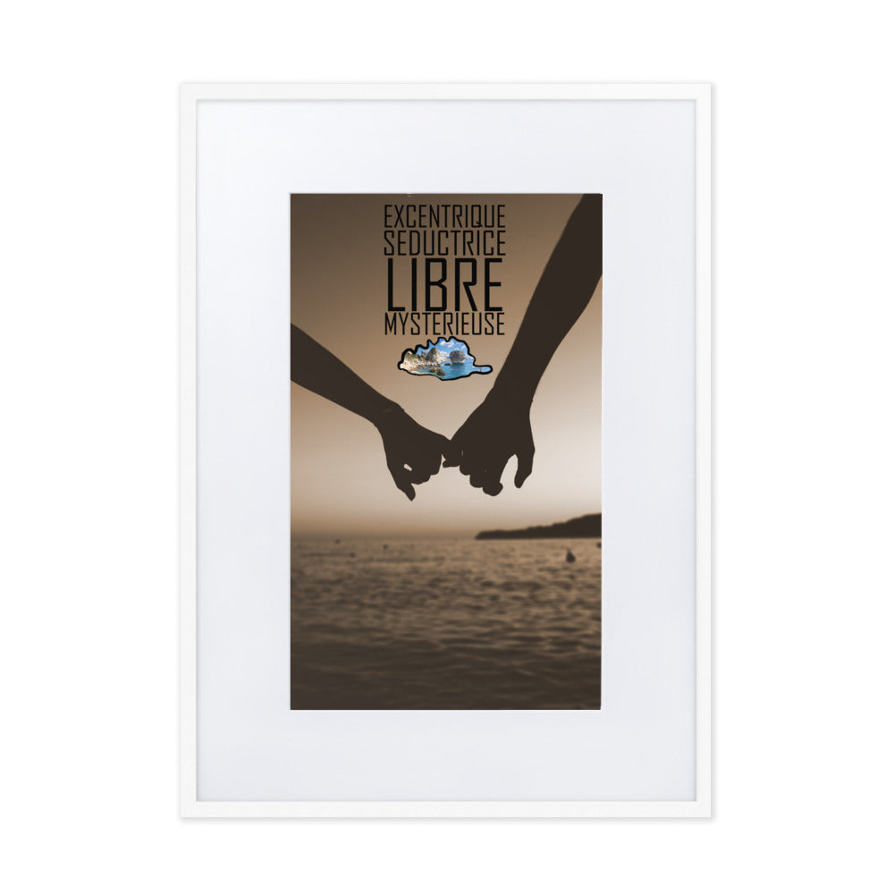 Poster Corse Libre Encadré