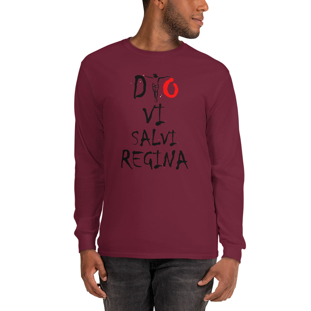 T-shirt Dio Vi Salvi Regina à manches longues - Ochju Ochju Bordeaux / S Ochju Souvenirs de Corse T-shirt Dio Vi Salvi Regina à manches longues