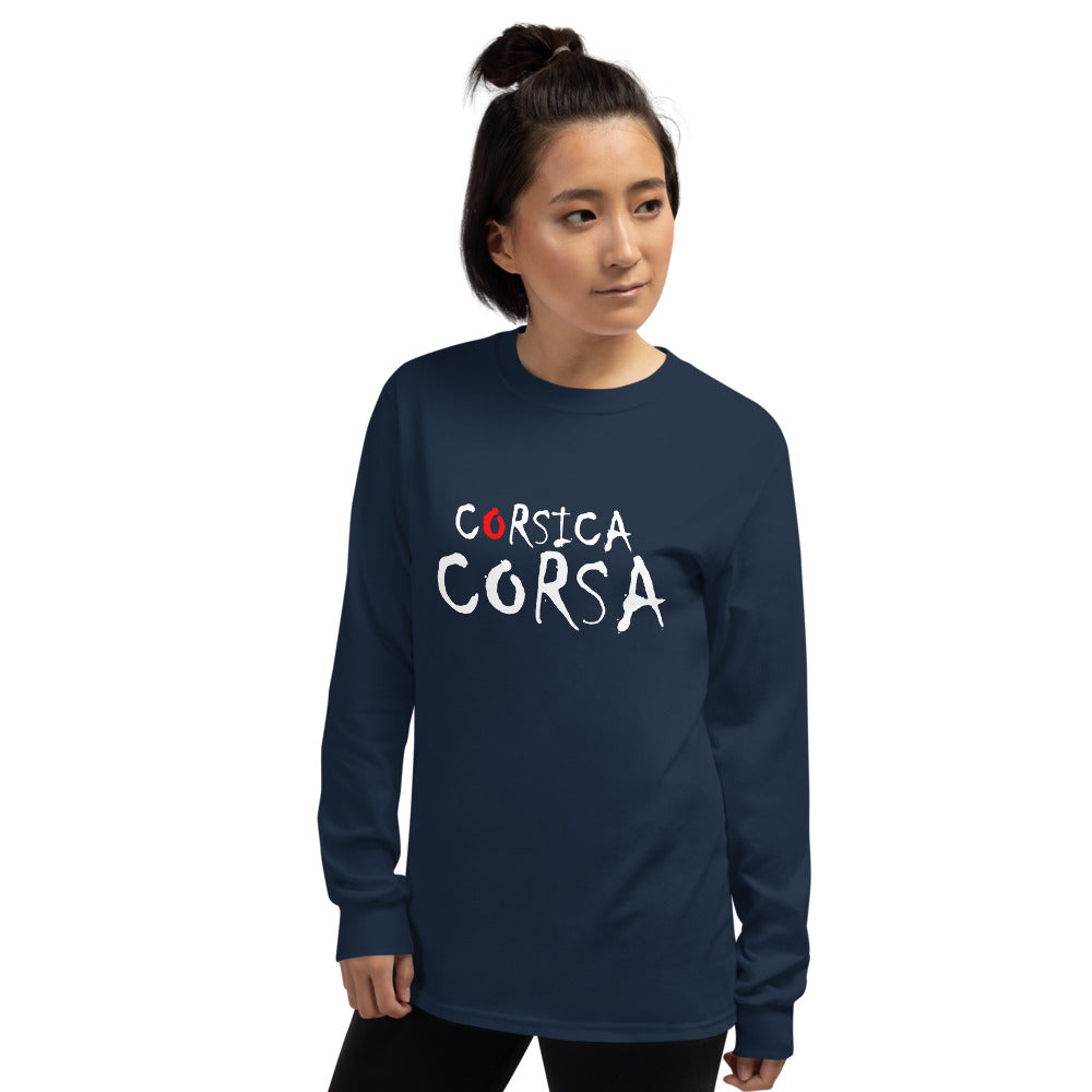 T-shirt Corsica Corsa à manches longues - Ochju Ochju Ochju Souvenirs de Corse T-shirt Corsica Corsa à manches longues
