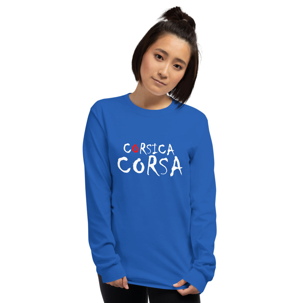 T-shirt Corsica Corsa à manches longues - Ochju Ochju Bleu Roi / S Ochju Souvenirs de Corse T-shirt Corsica Corsa à manches longues