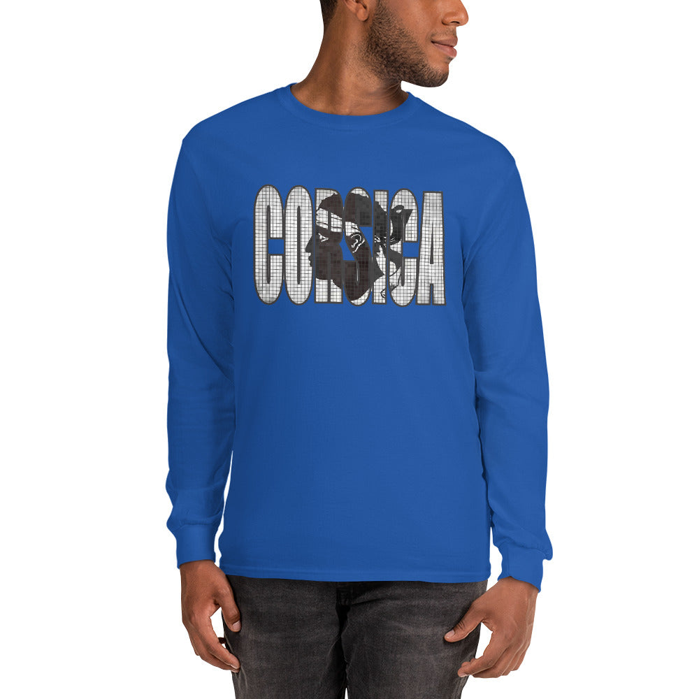 T-shirt Corsica à manches longues - Ochju Ochju Bleu Roi / S Ochju Souvenirs de Corse T-shirt Corsica à manches longues