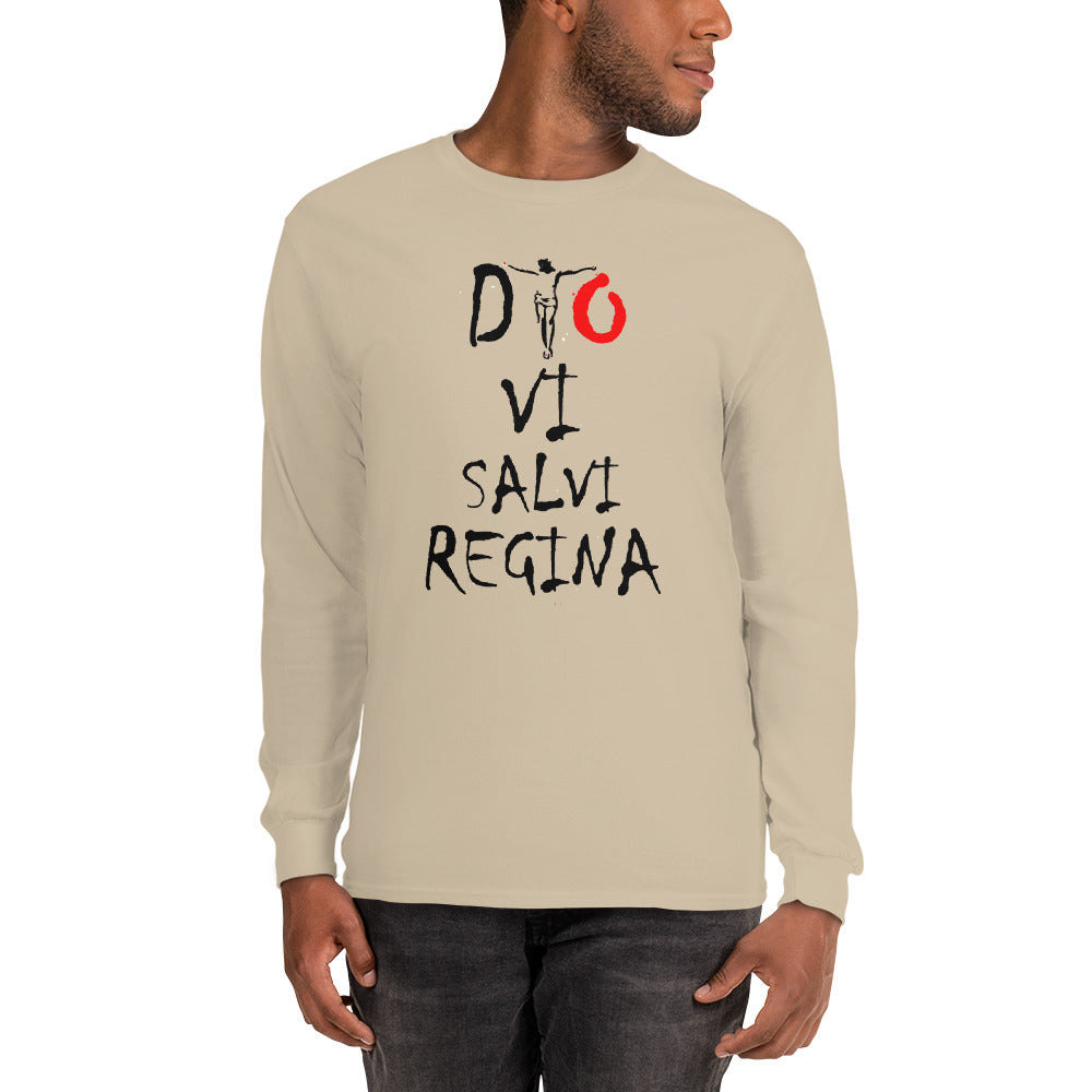 T-shirt Dio Vi Salvi Regina à manches longues - Ochju Ochju Sable / S Ochju Souvenirs de Corse T-shirt Dio Vi Salvi Regina à manches longues