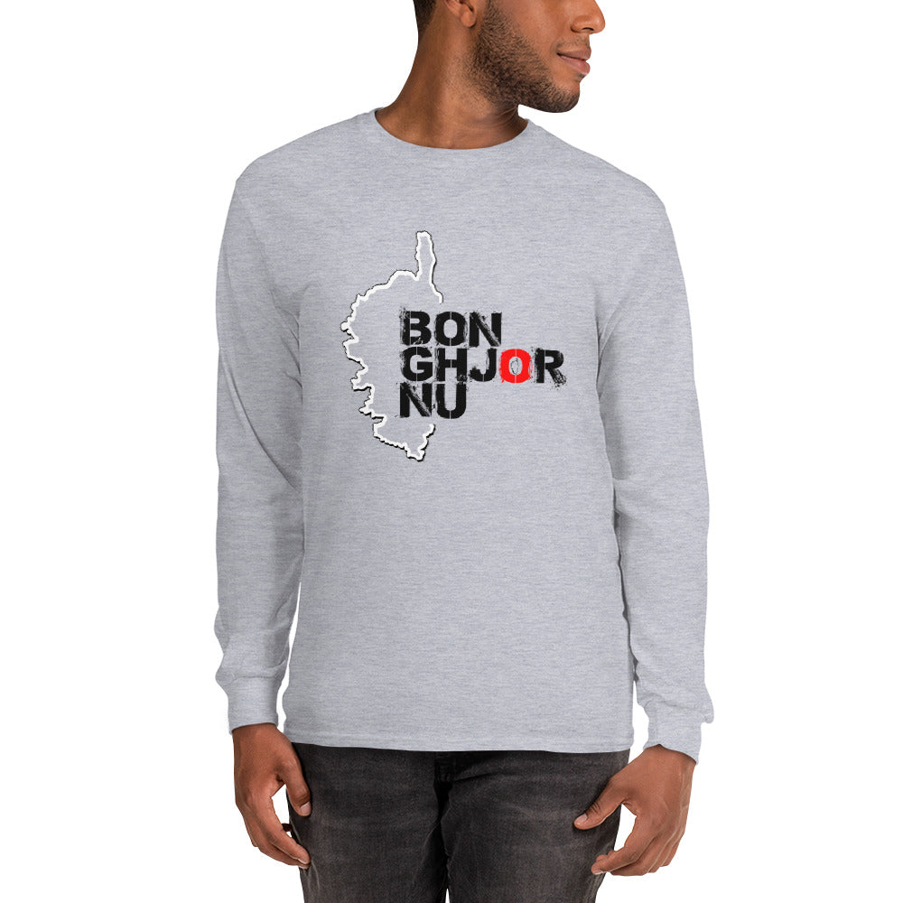 T-shirt Bonghjornu à manches longues - Ochju Ochju Ochju Souvenirs de Corse T-shirt Bonghjornu à manches longues