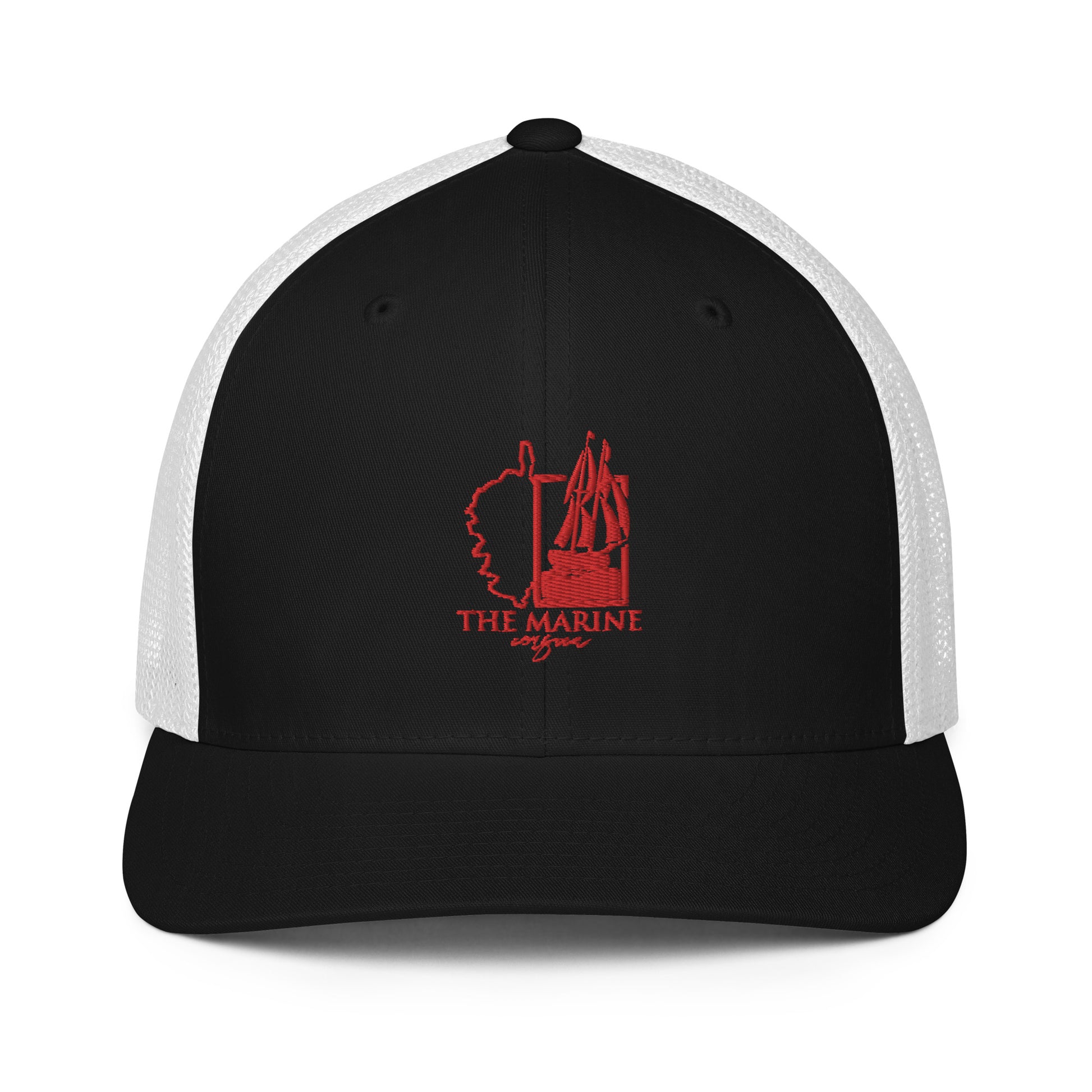 Casquette avec arrière en maille The Marine Original - Ochju Ochju Noir / Blanc Ochju Casquette avec arrière en maille The Marine Original