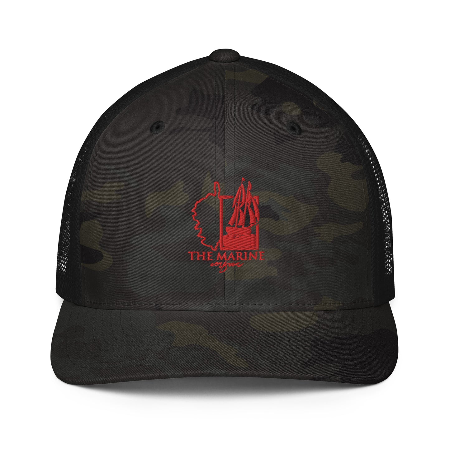 Casquette avec arrière en maille The Marine Original - Ochju Ochju Multicam Black/Black Ochju Casquette avec arrière en maille The Marine Original